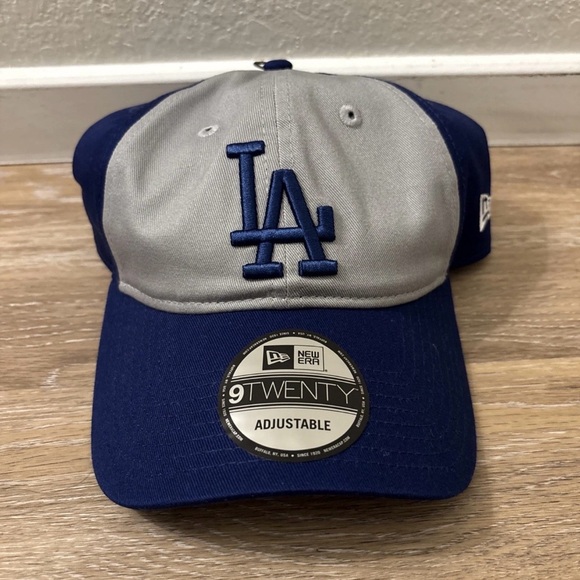 New Era Los Angeles Dodgers MLB Baseball Snapback Navy Gray 9Twenty NWT - Picture 2 of 6